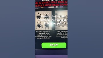 How to play my 99 nights in the forest on Roblox on ps5