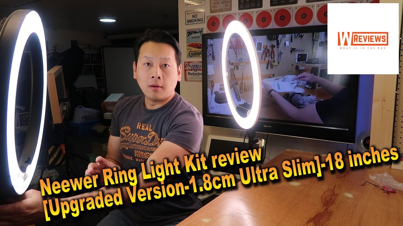 Neewer LED Ring Light  kit review