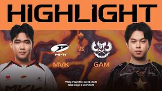HIGHLIGHTS | MVK vs GAM | Vòng Playoffs Giai Đoạn 3 LCP 2026