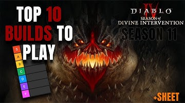 Top 10 Builds to Play in Season 11 Diablo 4