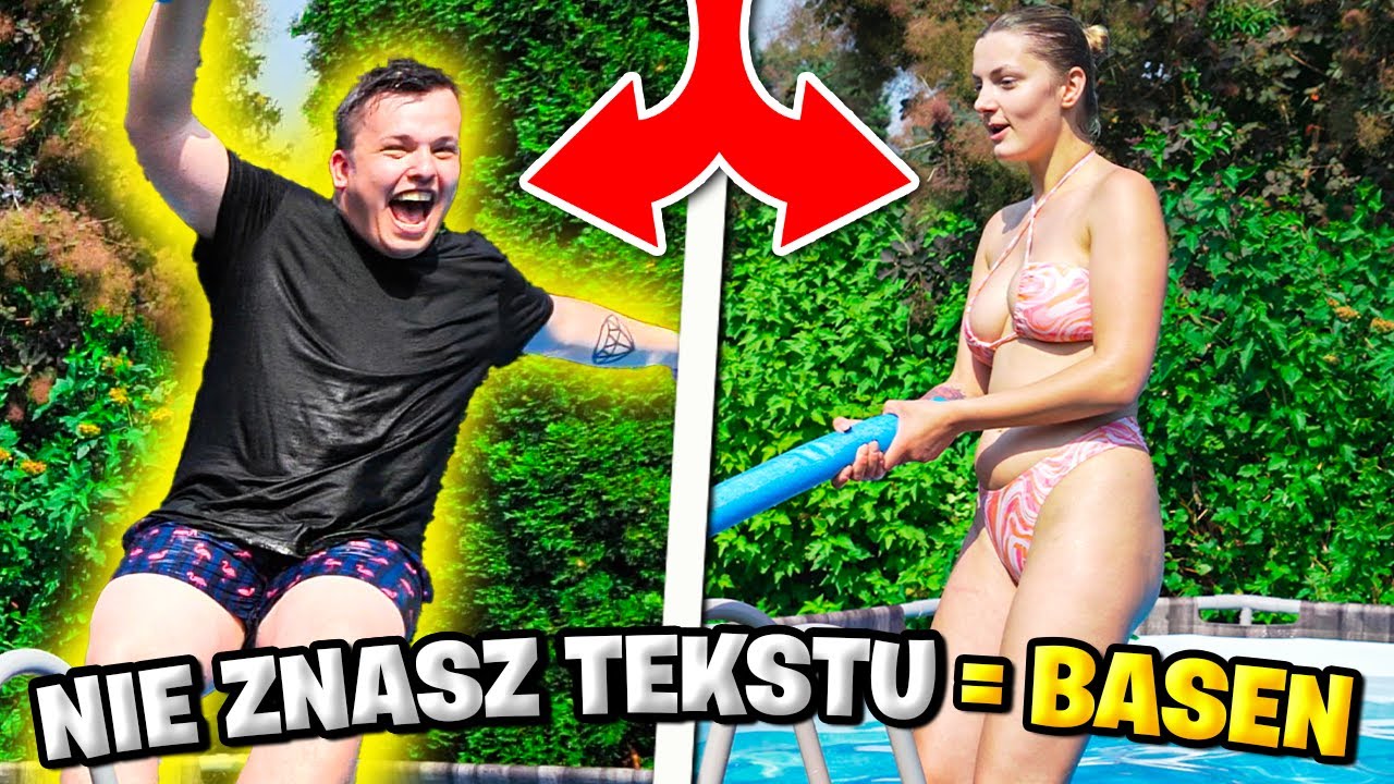 NIE ZNASZ TEKSTU PIOSENKI = WPADASZ DO BASENU!