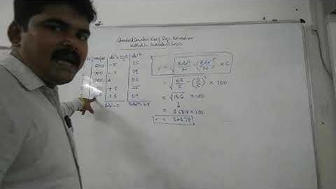 XI STATISTICS, Standard deviation using step deviation method