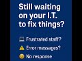 Our clients don’t stress over downtime, ransomware, or waiting on hold