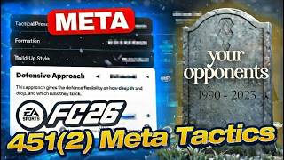 The Most Meta Formation In Fifa History Fc26 Best 4512 Custom Tactics