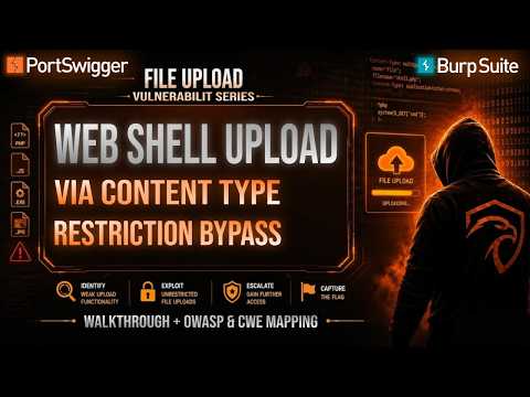 Web Shell Upload Via Content-Type Restriction Bypass | File Upload Lab #2 | [PortSwigger] [2026]