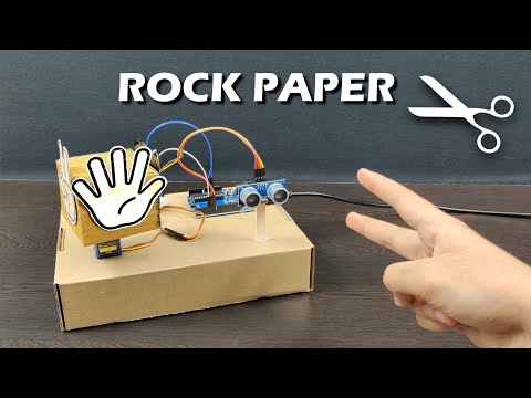Rock Paper Scissors Using Arduino UNO and Servo Motor || Rock Paper Scissors Game || Arduino Project