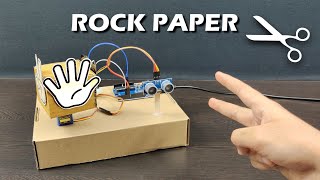 Rock Paper Scissors Using Arduino UNO and Servo Motor || Rock Paper Scissors Game || Arduino Project