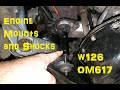 W126 Mercedes-Benz 300SD - How to Replace Engine Mounts and Shocks on an OM617 Turbo Diesel