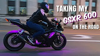 TAKING MY GSXR 600 ON THE ROAD | FIRST RIDE OF THE SEASON