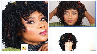 DETAILED DIY CURLY CROCHET WIG USING EXPRESSION BRAID HAIR NO CLOSURE NEEDED / Crochet Wig Hairstyle