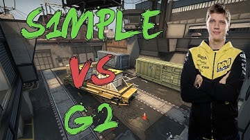 CSGO: POV NiP s1mple vs G2 (30/14) train @ ECS Season 3 EU