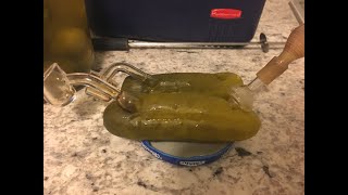 Pickle used for Dab Hits (Can I Dab Bong It)