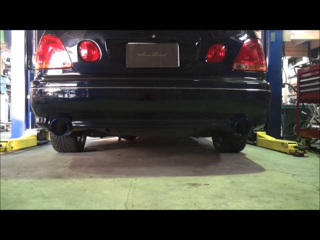 センスブランド マフラーサウンド 16アリスト - YouTube