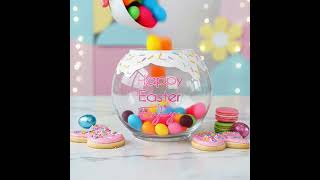 Add a touch of whimsy to your spring decor with our Sprinkle Frosting Drip Easter Candy Bowl.