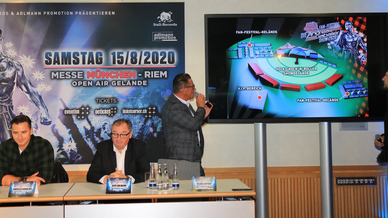 vorgestellt: Andreas Gabalier Show 2020 München Riem - das Open-Air-Gelände der Messe München