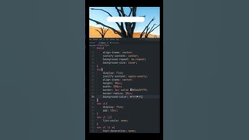 🔥 CSS Backdrop Filter | Glassmorphism & Blur Effect Tutorial #shorts