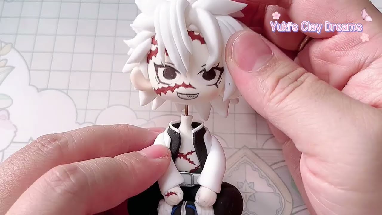 Cute DIY Demon Slayer: Inosuke Clay Transformation! 🥰