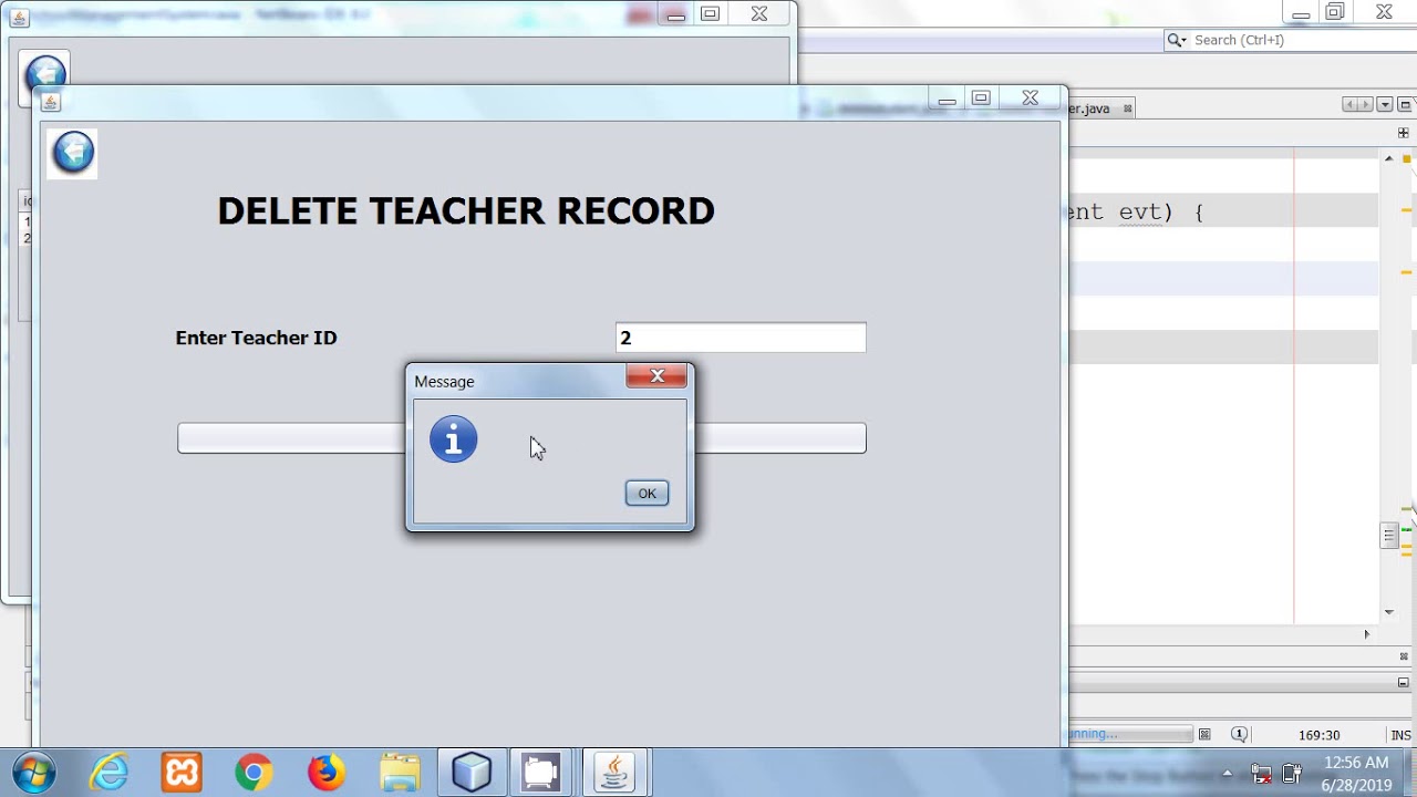 JAVA Netbeans in Hindi #61 | School Management System Part 21 - YouTube