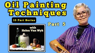 Oil Painting Techniques – Part 05: The Underpainting and First Background Layers with Helen Van Wyk 