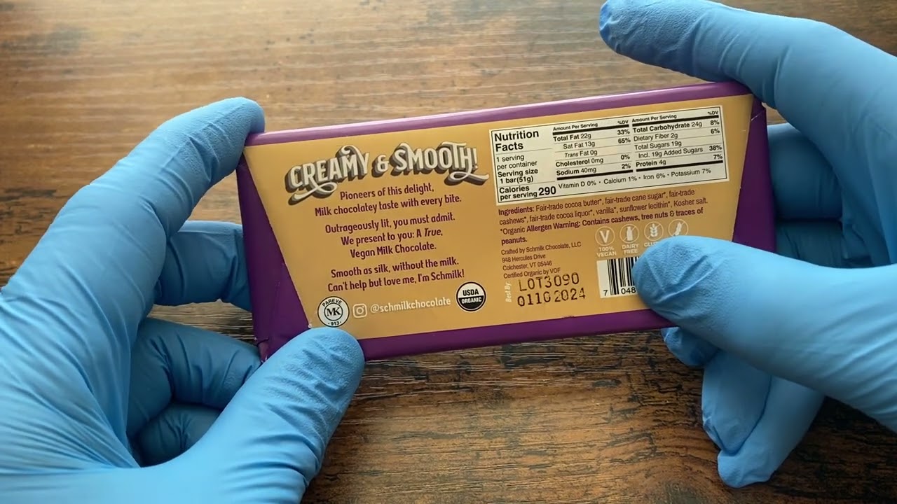 Schmilk Chocolate! Vegan Milk Chocolate 