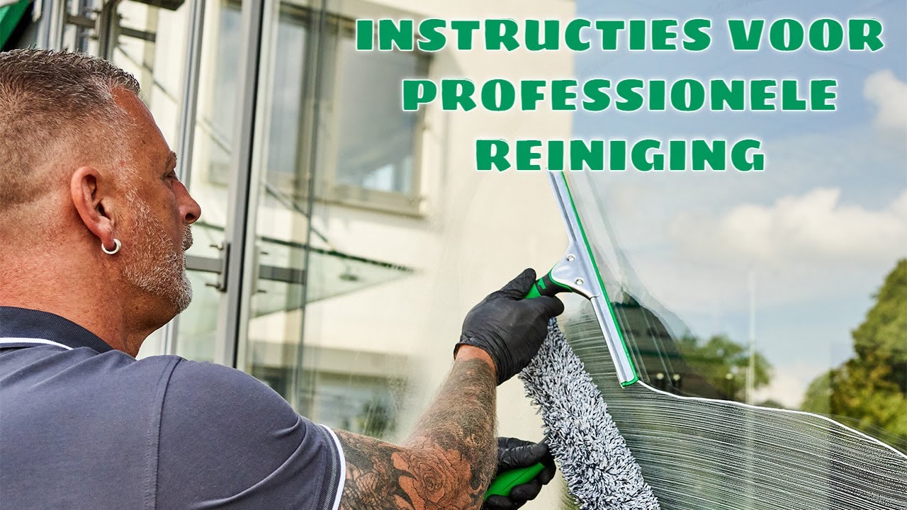 Instructievideo Ramen wassen als een pro! Leer hoe je ramen schoonmaakt met de "S" techniek!