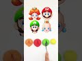 Super Mario Colors #paintart #colormixing #satisfying #shorts