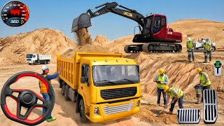 Simulatore di Costruzione Ferroviaria - Scavatrice Stradale JCB - Gameplay Android screenshot 4