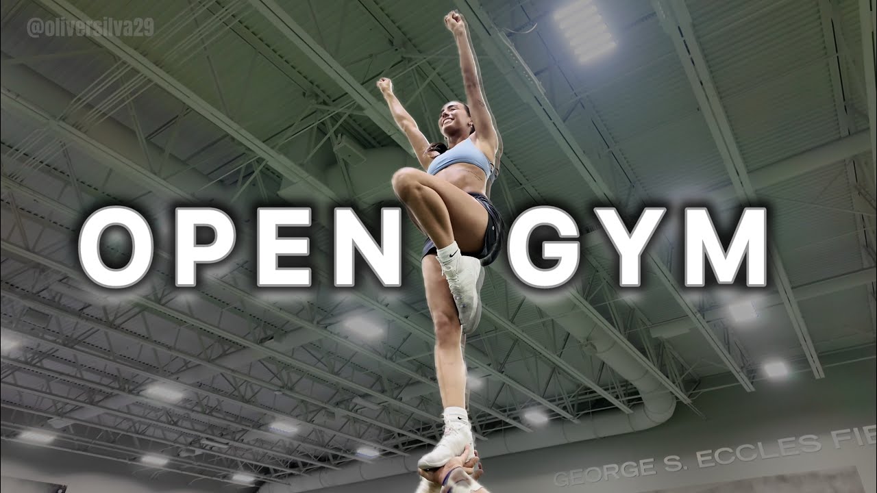 Stunts cheerleading and fun at Weber State university