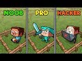 Minecraft - HACKER'S FIRST DAY AT DAYCARE! (NOOB vs PRO vs HACKER)