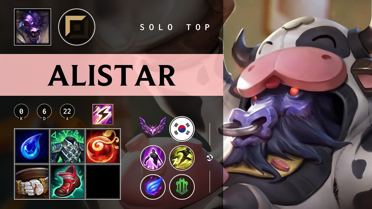 Alistar Top vs Udyr - KR Master Patch 26.04