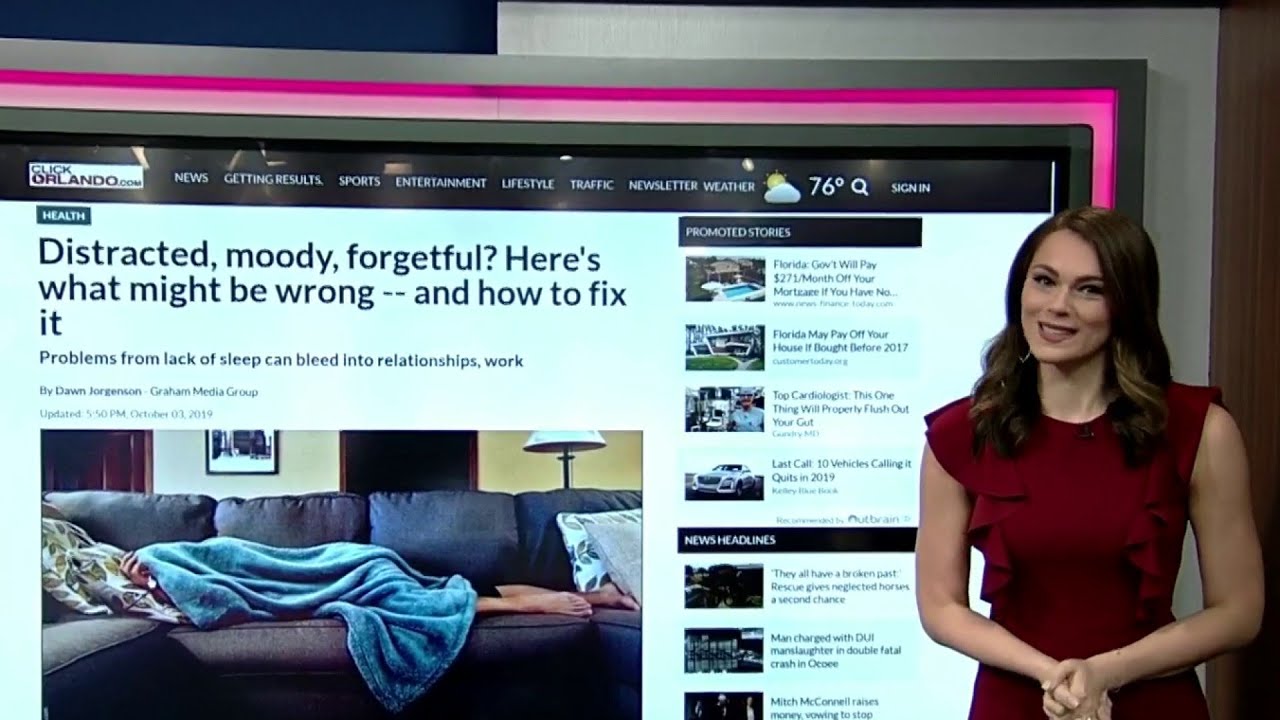 newspaper mockup Not getting enough sleep? Consider these tips