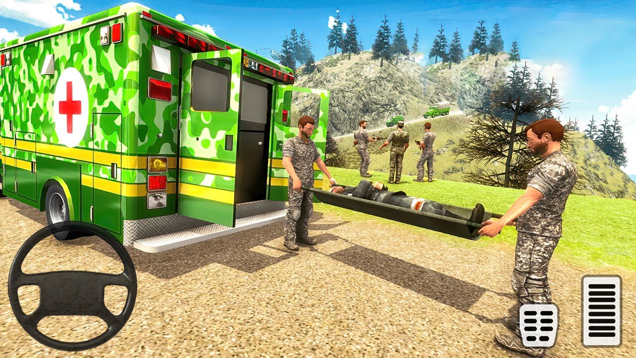 US Army Ambulance Driving Rescue Simulator 2020 - Android Gameplay