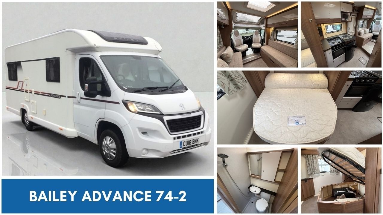 Bailey Advance 74-2 motorhome for sale at Yorkshire Caravans & Motorhomes