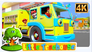 Hjul På Brannbilen | Kjøretøyeventyr For Førskolebarn Av Little Treehouse