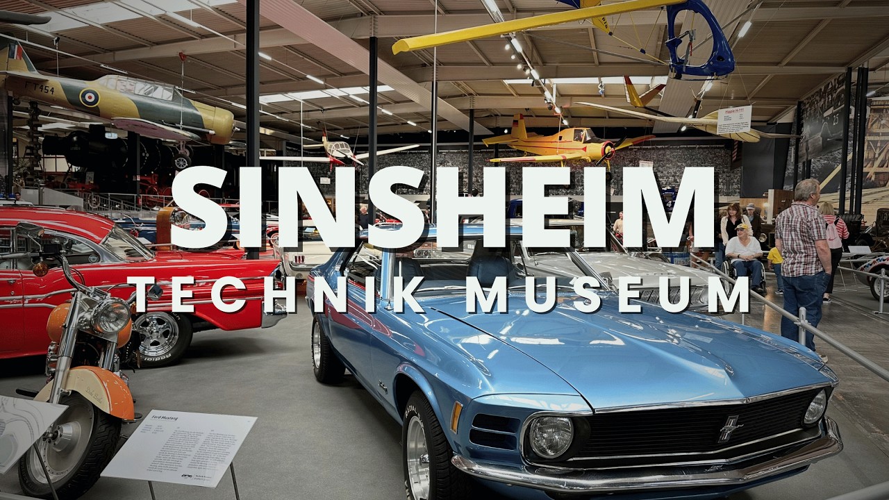 SINSHEIM - Technik Museum walking tour | relax and watch