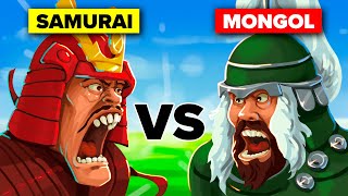Samurai Warriors vs Mongol Hordes - Which Ancient Warriors Win? Samurai Vs Mongols Who Really Won