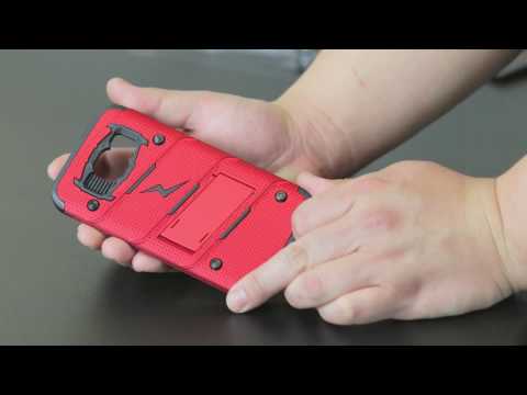 Review Galaxy S7 Edge Case + Glass Screen + Holster Combo