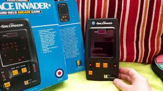1980 Handheld Space Invaders Electronic Game Demo