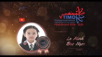 Lễ Vinh Danh Toán TIMO Vòng Quốc Tế 2024-2025