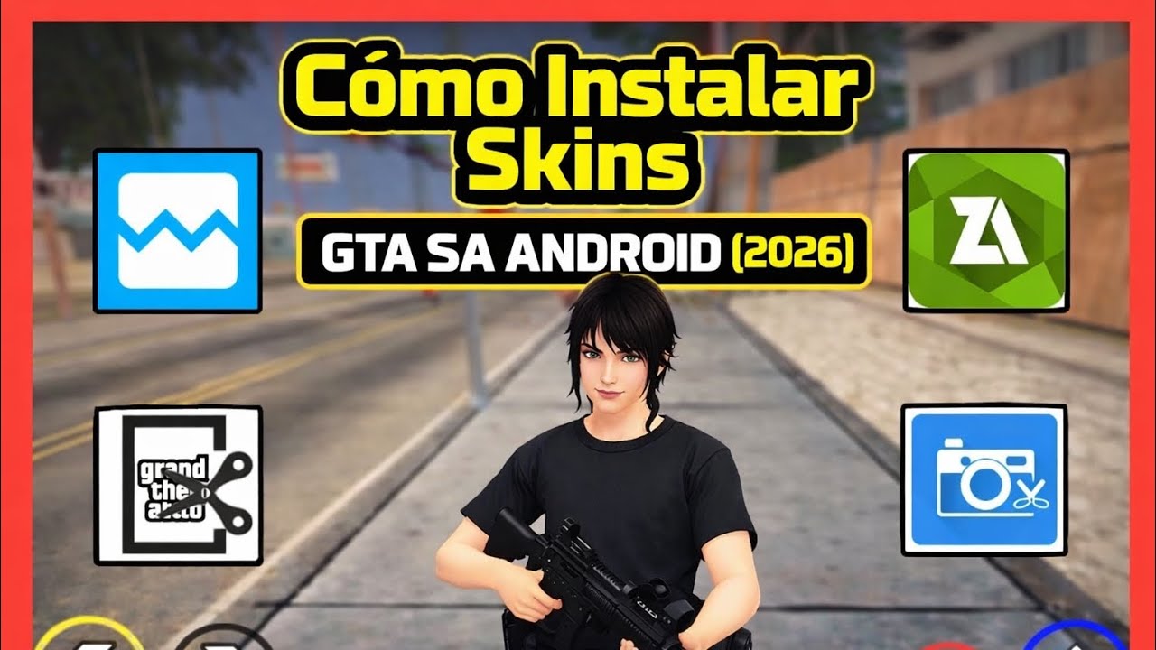 ✅Como Instalar Skins ✅ En GTA SA Android 2026(Correctamente) 