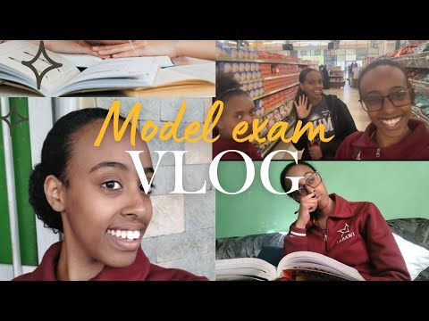 First model exam🤦‍♀️|vlog|Studying,friends, school| ማትሪክ - YouTube