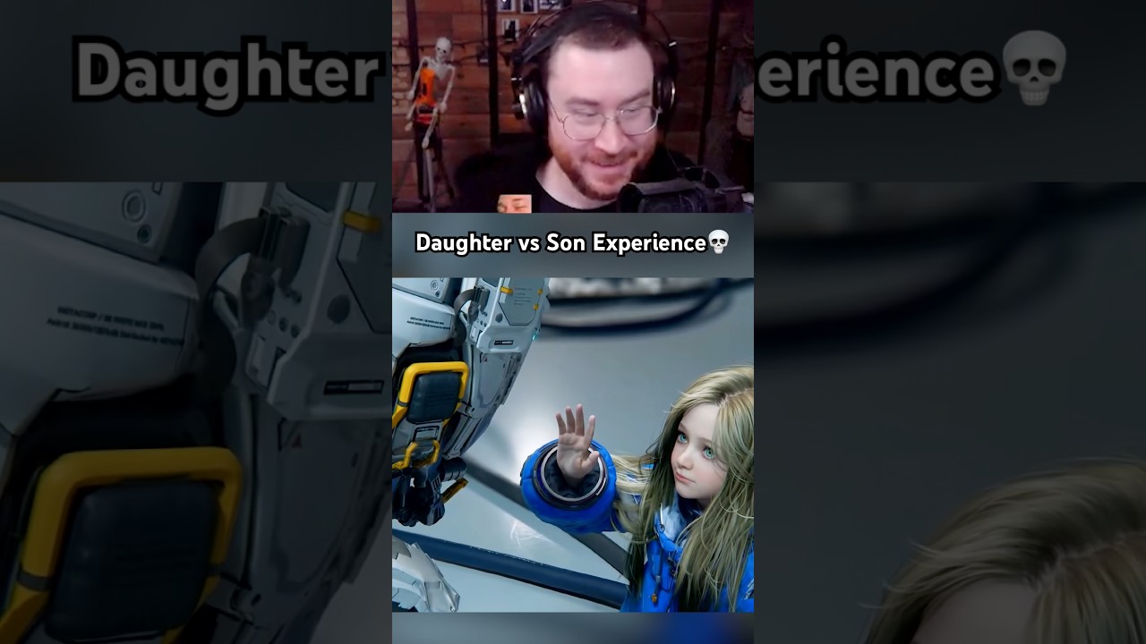 Dad with daughter vs son 😭
