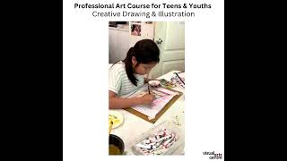 Professional Art Course for Teens & Youths(suitable for 8YO & above) at Visual Arts Centre Singapore