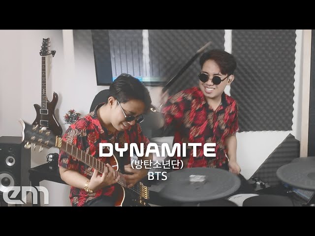 BTS (방탄소년단) - Dynamite | Guitar & Drum Cover by Erza Mallenthinno class=