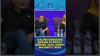 Saling Sanggah! Qodari VS Rocky Gerung Soal Silent Majority  #news #beritaterkin