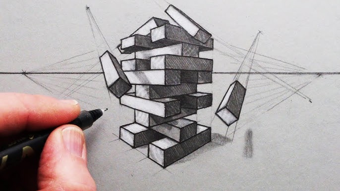 How to Draw 1-Point Perspective for Beginners: A Hallway 