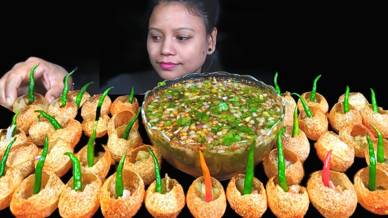 ASMR EATING SPICY PANI PURI CHALLENGE | FUCHKA CHALLENGE | GOLGAPPA CHALLENGE | PANI PURI ASMR