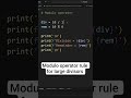 Python modulo operator rule when divisor is larger than dividend #python #maths