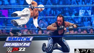 WWE 2k22|undertaker vs Rey Mysterio|SmackDown|Ps5 Gameplay