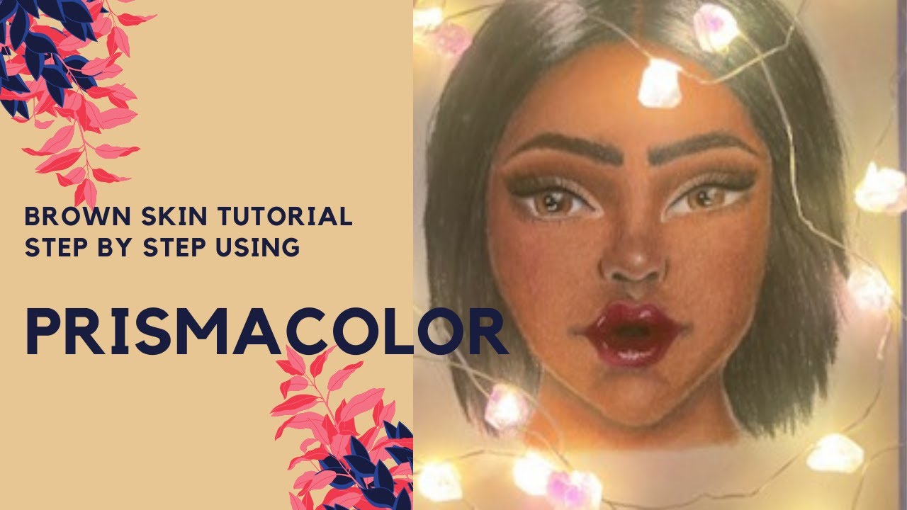 PRISMACOLOR 150 count Brown Skin Girl Step by Step- Colored Pencil on ...